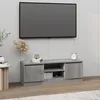Image de vidaXL Meuble TV avec porte Sonoma gris 102x30x36 cm 823356