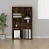 Image de vidaXL Bibliothèque-Buffet chêne fumé 50x25x80 cm bois dingénierie 826611
