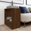 Image de vidaXL Table dappoint Chêne marron 50x26x50 cm Bois dingénierie 826631