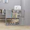 Image de vidaXL Bibliothèque/Séparateur de pièce Sonoma gris 80x24x63 cm séparateur de pièce cloison de séparation étagère à 826645