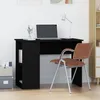 Image de vidaXL Bureau Noir 100x55x75 cm Bois dingénierie 823025