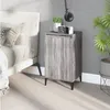 Image de vidaXL Table de chevet sonoma gris 40x35x70 cm bois dingénierie 819656