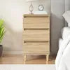 Image de vidaXL Table de chevet chêne sonoma 40x35x70 cm bois dingénierie 819663