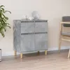 Image de vidaXL Buffet Gris béton 60x35x70 cm Bois dingénierie 819680