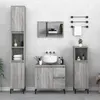 Image de vidaXL Armoire de bain sonoma gris 30x30x190 cm bois dingénierie 819802