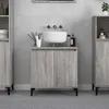 Image de vidaXL Meuble dévier sonoma gris 58x33x60 cm bois dingénierie 821266