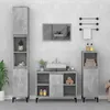 Image de vidaXL Meuble dévier gris béton 80x33x60 cm bois dingénierie 821296