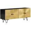 Image de vidaXL Meuble TV 110x30x45 cm bois massif de manguier 351625