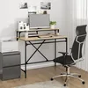 Image de vidaXL Bureau chêne sonoma 100x50x90 cm bois dingénierie et fer 826700
