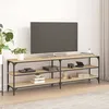 Image de vidaXL Meuble TV chêne sonoma 160x30x50 cm bois dingénierie 826750