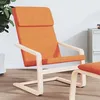 Image de vidaXL Chaise de Relaxation Fauteuil avec Coussin Chaise à Manger Siège de Salon Salle de Séjour Intérieur Moderne 351059