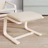 Image de vidaXL Repose-pied Crème 51x41x40 cm Tissu 351062