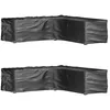 Image de vidaXL Housses de salon de jardin en forme de L 2 pcs 16 oeillets 3155373