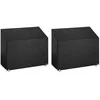 Image de vidaXL Housses de banc de jardin 2 pcs 8 oeillets 160x70x70-88 cm PE 3155390