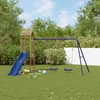 Image de vidaXL Aire de Jeux dExtérieur Ensemble de Jeu avec Escalade et Balançoire Tour de Jeu pour Enfant Jardin Terrasse Bois 3155824