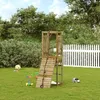 Image de vidaXL Maisonnette de jeu avec mur descalade bois de pin imprégné aire de jeux de jardin maisonnette cabane de jardin 3155947