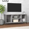 Image de vidaXL Meuble TV sonoma gris 102x35x45 cm bois dingénierie 826288