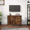 Image de vidaXL Meuble TV avec portes chêne sonoma 60x35x45cm bois dingénierie 826297