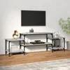 Image de vidaXL Meuble TV Sonoma gris 157x35x52 cm bois dingénierie 826323