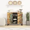 Image de vidaXL Buffet avec 2 portes 90x33x75 cm bois massif de récupération 352927