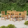 Image de vidaXL Chaises de jardin 6 pcs Bois de teck solide 3157175