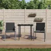 Image de vidaXL Chaises de jardin avec coussins lot de 2 noir 56x59x84 cm rotin 364094