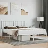 Image de vidaXL Cadre de lit métal sans matelas et tête de lit blanc 120x200 cm 352527