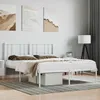 Image de vidaXL Cadre de lit métal sans matelas et tête de lit blanc 160x200 cm 352532
