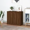 Image de vidaXL Buffets 2 pcs chêne marron 375x355x675 cm bois dingénierie 816215
