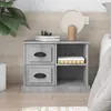 Image de vidaXL Table de chevet gris béton 60x355x45 cm 816372