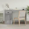 Image de vidaXL Bureau avec tiroir sonoma gris 115x50x75 cm bois dingénierie 816478