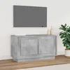 Image de vidaXL Meuble TV gris béton 80x35x45 cm bois dingénierie 819856