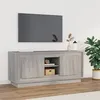 Image de vidaXL Meuble TV sonoma gris 102x35x45 cm bois dingénierie 819866