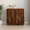 Image de vidaXL Buffet chêne fumé 80x34x75 cm bois dingénierie 819889
