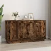 Image de vidaXL Buffet chêne fumé 102x35x55 cm bois dingénierie 831890
