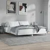 Image de vidaXL Cadre de lit blanc 200x200 cm bois dingénierie 832109
