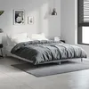 Image de vidaXL Cadre de lit gris béton 140x190 cm bois dingénierie 832281