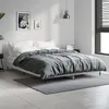 Image de vidaXL Cadre de lit sonoma gris 140x190 cm bois dingénierie 832283