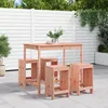 Image de vidaXL Ensemble de bar de jardin 5 pcs bois massif de Douglas ensemble de pub ensemble de bar de patio ensemble de table 3157750