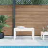 Image de vidaXL Banc de jardin blanc 80x38x45 cm bois massif de pin 825087