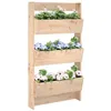 Image de vidaXL Jardinière murale 3 niveaux 60x185x110 cm bois de pin massif 825114