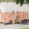 Image de vidaXL Lot de 2 Chaises de Jardin Sièges avec Accoudoirs Fauteuils avec Dossier Meubles de Jardin Patio Scandinave Bois 825133