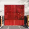 Image de vidaXL Rideau de porte rouge 300 mmx26 mm 10 m PVC 153868