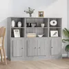 Image de vidaXL Buffets 3 pcs sonoma gris bois dingénierie 3185309