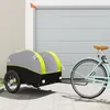 Image de Remorque de vélo - VIDAXL - Noir et vert - Capacité 45 kg - Pour adulte - Polyvalente