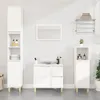 Image de vidaXL Ensemble darmoires salle de bain 3 pcs blanc bois dingénierie 3185535