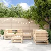 Image de vidaXL Salon de jardin 6 pcs Bois de pin massif 3186200