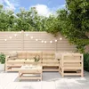 Image de vidaXL Salon de jardin 6 pcs Bois de pin massif 3186466