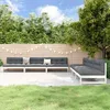 Image de vidaXL Salon de Jardin 6 pcs Canapés Centraux avec Dossier Mobilier dExtérieur Ensemble de Meubles de Patio Terrasse 3186607
