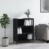 Image de vidaXL Armoire à étagères noir 69 5x32 5x90 cm bois dingénierie 828373